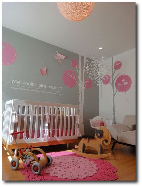 Paint, wall decals, light shade, wall art, product assembly (Image Source: thekidsroomdecor.com)