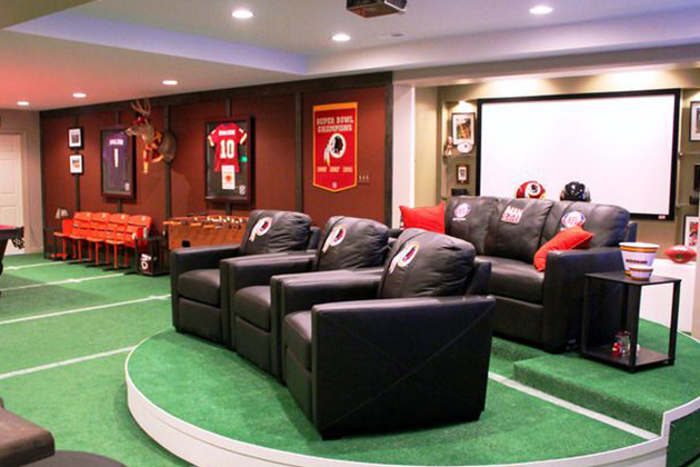 Man Cave - Superbowl Style