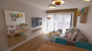 The Block - Jess + Ayden's Living/Dining Room