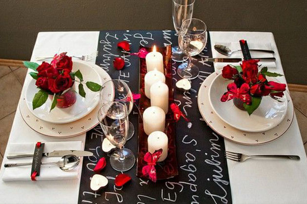 The Perfect Hire A Hubby Valentine's Day Date: Table Setting