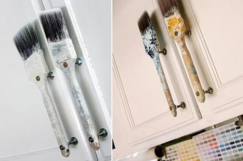 Paintbrush Cupboard Handles