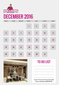 December 2016 Calendar