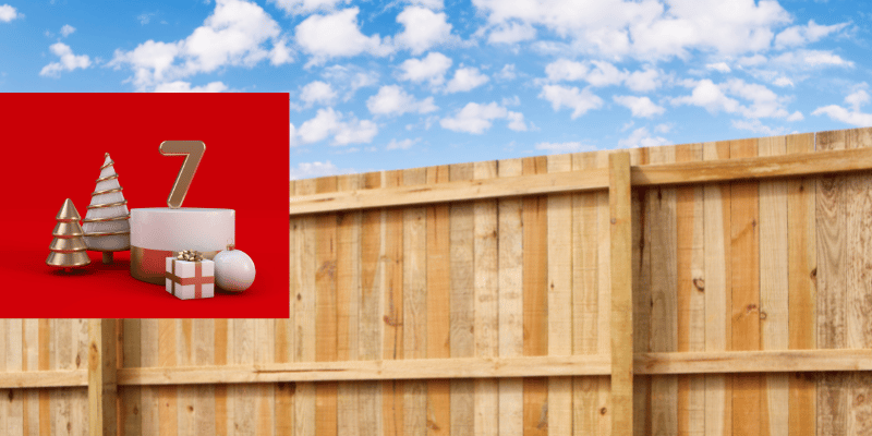 Handyman jobs to do before Christmas - Fix your fence, or replace your fence.