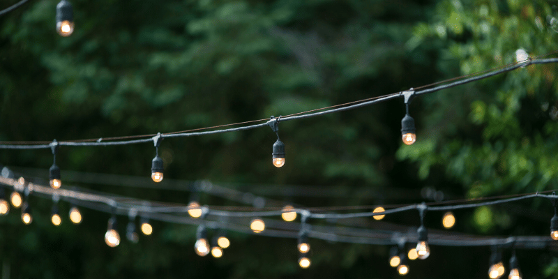 Add a little ambience to your back yard or balcony with some Festoon Lights. If you need help hanging them, Hire A Hubby has all of the equipment to hang your Festoon Lights safely and exactly where you want them.
