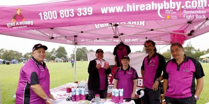 Hire A Hubby fundraising and raising awareness for prostate cancer