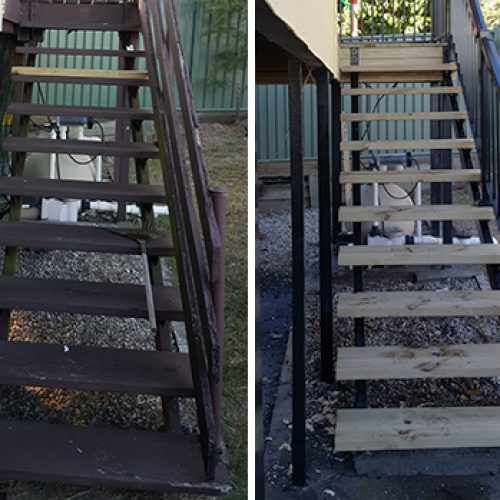 Hire-A-Hubby-Forest-Lake-Before-and-After-Stair-Replacement